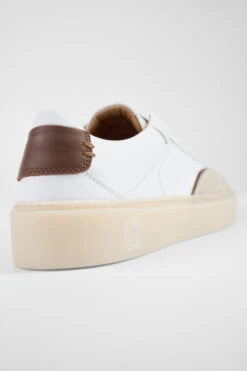 MAEVE Milky-white Suede Wingtip Sneakers. 25 MAEVE Milky-white Suede Wingtip Sneakers. -Untamedstreet Shop MAEVE white brown milky white wingtip sneaker MACRO W 00571