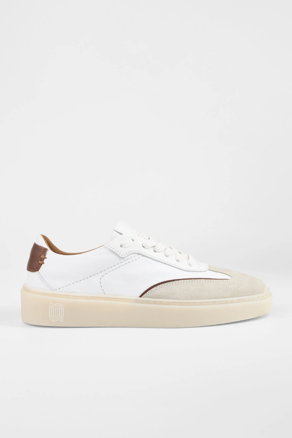 MAEVE Milky-white Suede Wingtip Sneakers. 1 MAEVE Milky-white Suede Wingtip Sneakers.