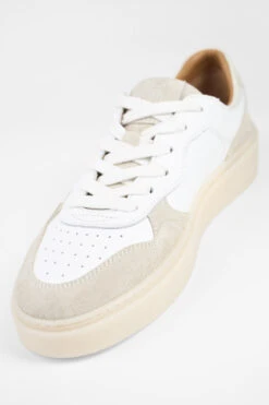 MAEVE Double Milky-white Sneakers. -Untamedstreet Shop MAEVE white suede milky white sneaker MACRO W 00455