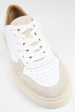 MAEVE Double Milky-white Sneakers. -Untamedstreet Shop MAEVE white suede milky white sneaker MACRO W 00494
