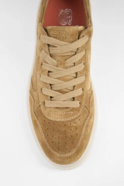 MAEVE Cool-mustard Suede Sneakers. -Untamedstreet Shop MAEVEochre yellowsuedesneakerMACRO W 00424