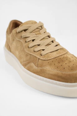 MAEVE Cool-mustard Suede Sneakers. -Untamedstreet Shop MAEVEochre yellowsuedesneakerMACRO W 00545