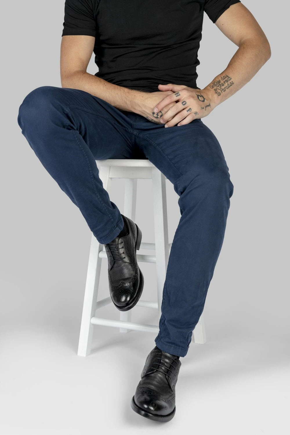 SLOANE Black-ash Brogue Derby Shoes. 2 SLOANE Black-ash Brogue Derby Shoes. - Image 2