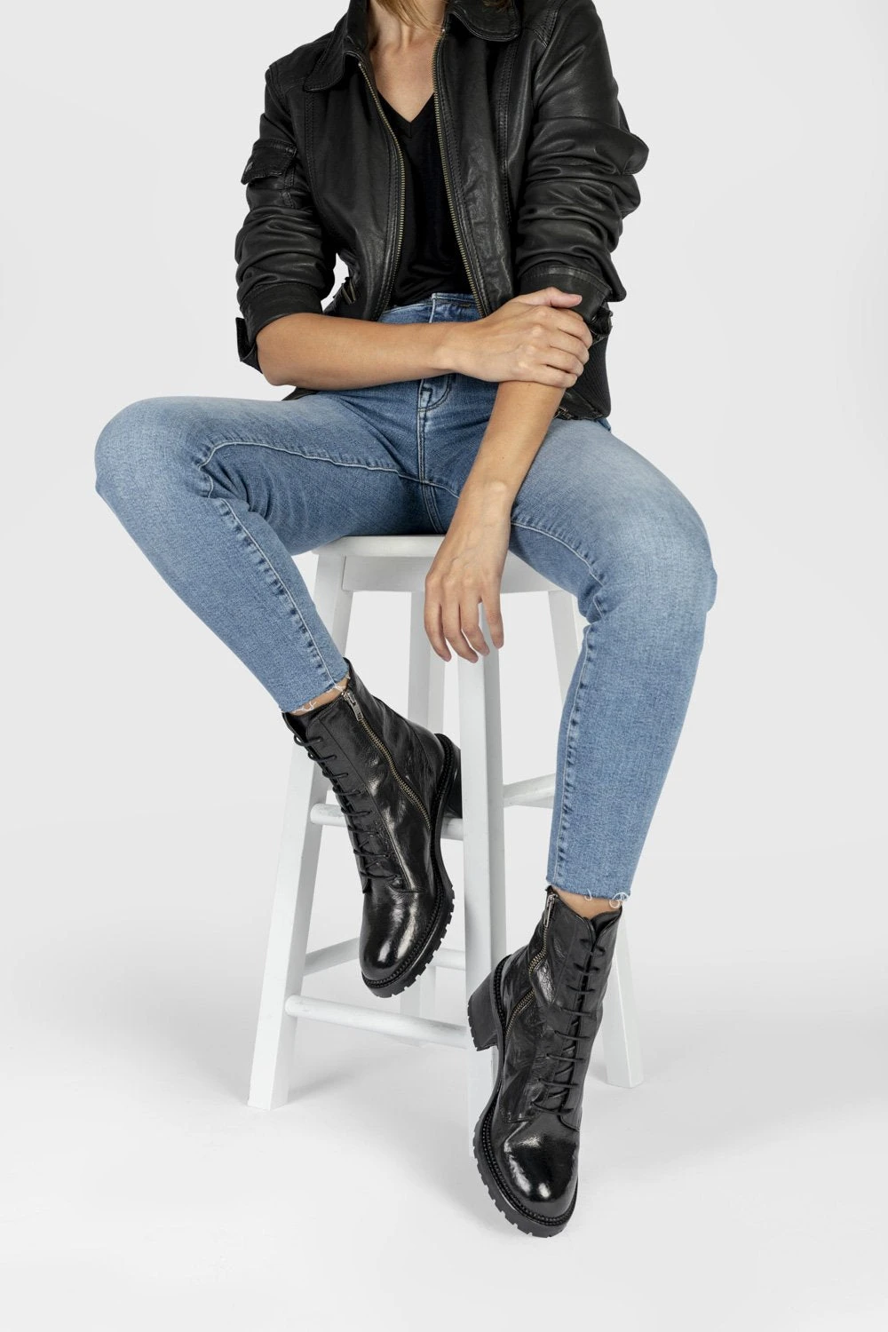 REGENT Tar-black Lace Up Boots. 10 REGENT Tar-black Lace Up Boots. - Image 10