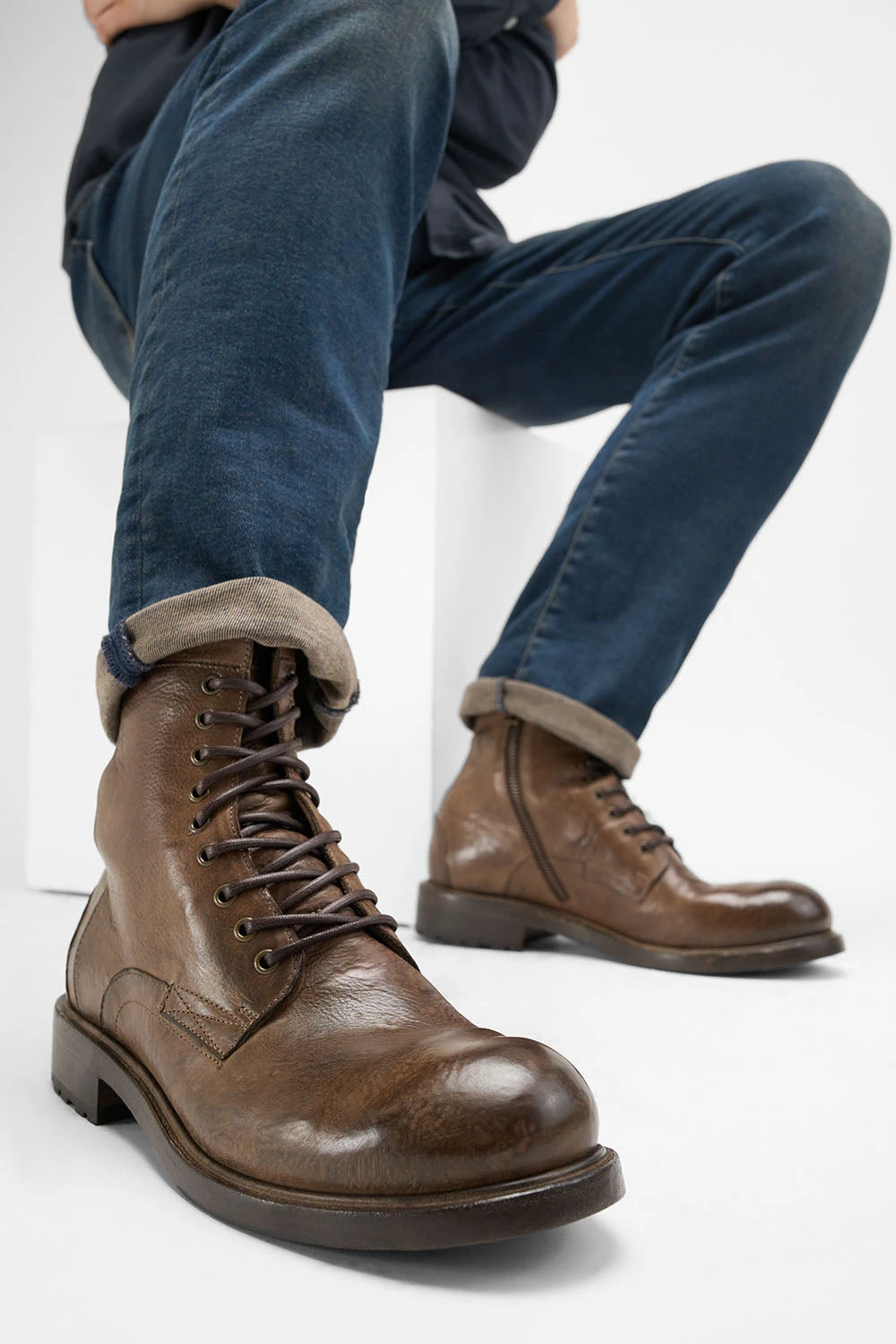 CURZON Husk-brown Military Boots. 8 CURZON Husk-brown Military Boots. - Image 8