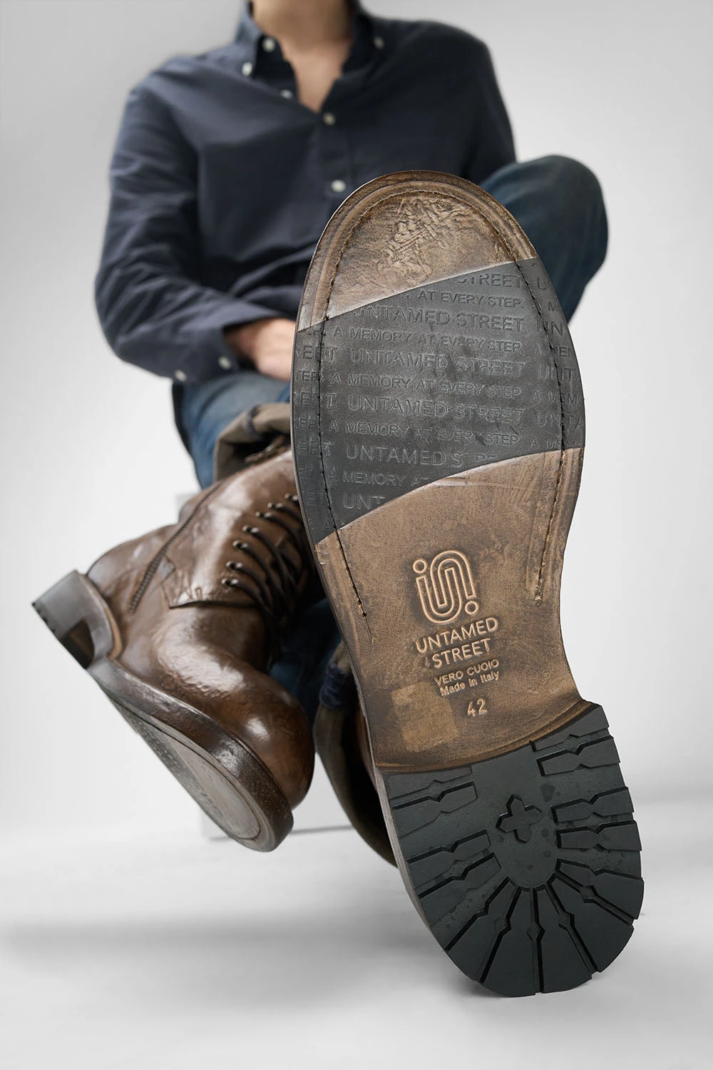 CURZON Husk-brown Military Boots. 4 CURZON Husk-brown Military Boots. - Image 4