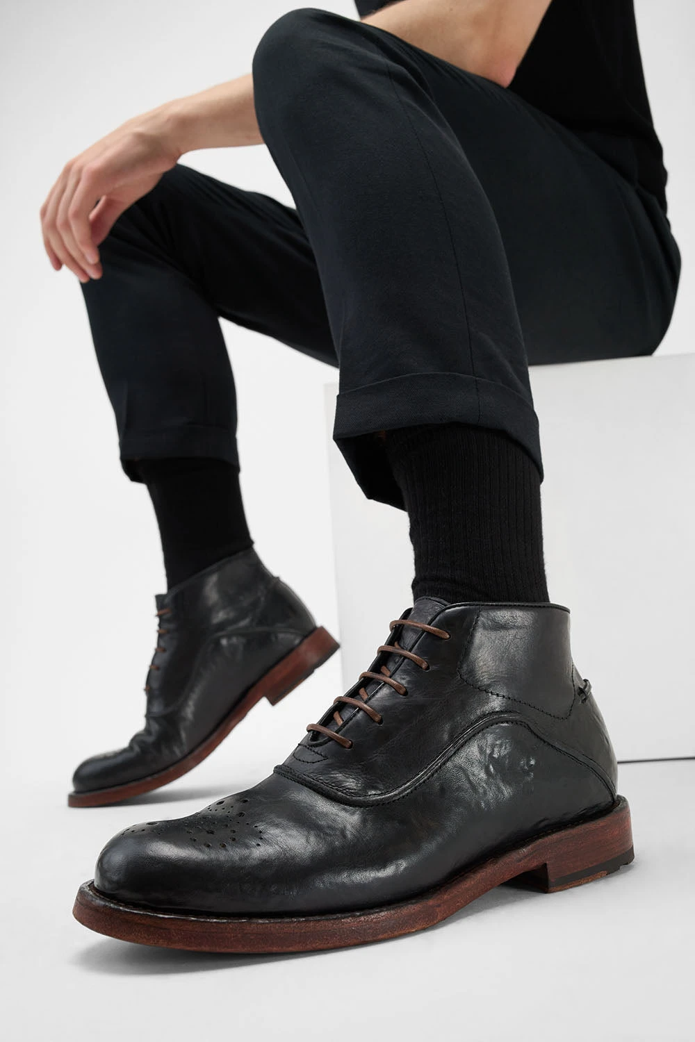 EYTON Imperial-black Chukka Boots. 5 EYTON Imperial-black Chukka Boots. - Image 5