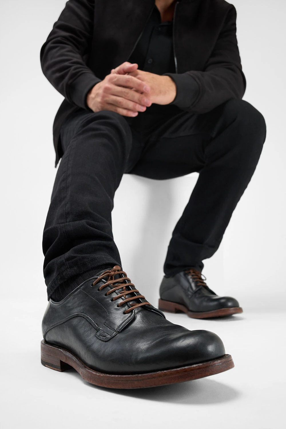 EYTON Imperial-black Derby Shoes. 3 EYTON Imperial-black Derby Shoes. - Image 3