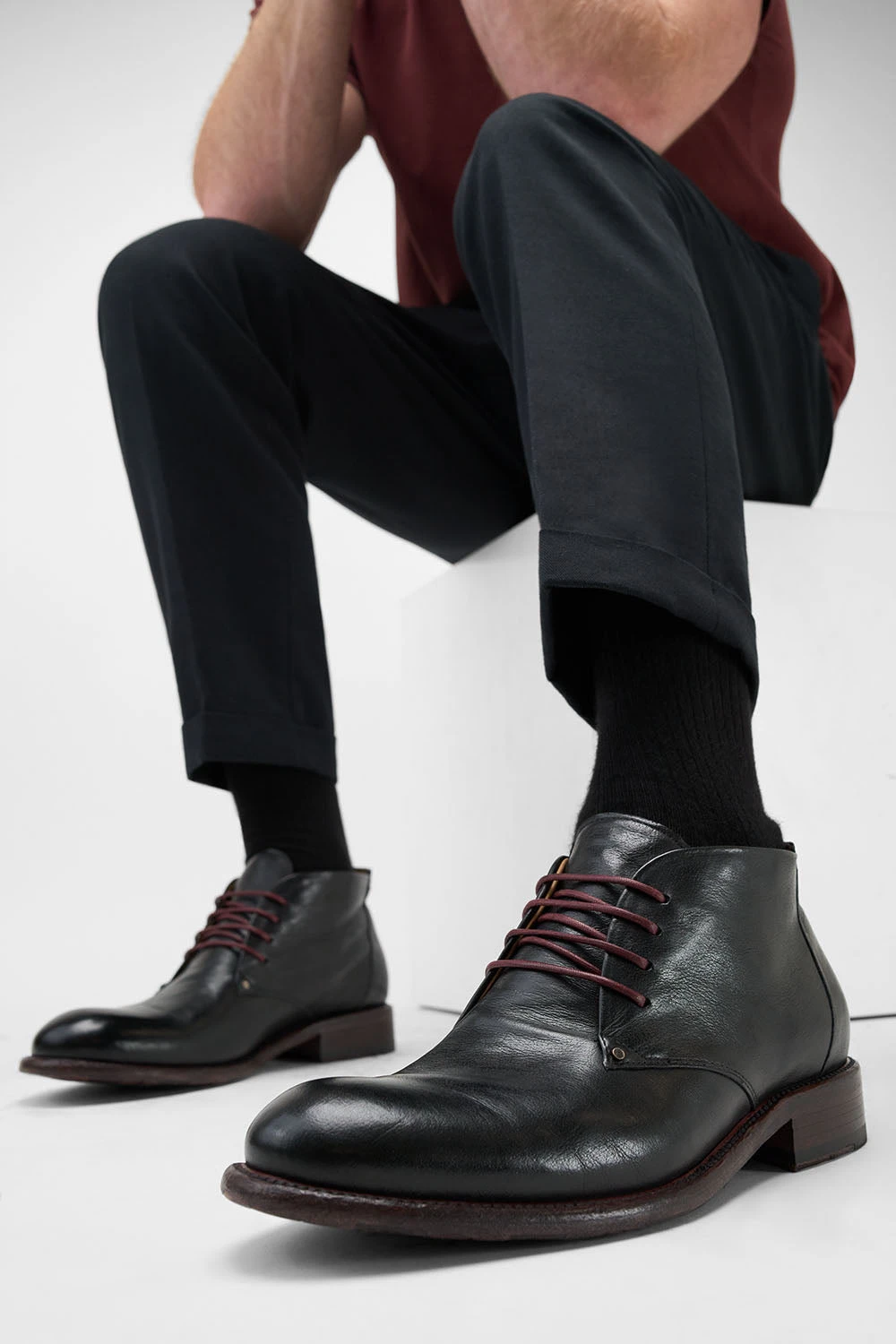KNIGHTON Jade-black Chukka Boots. 11 KNIGHTON Jade-black Chukka Boots. - Image 11
