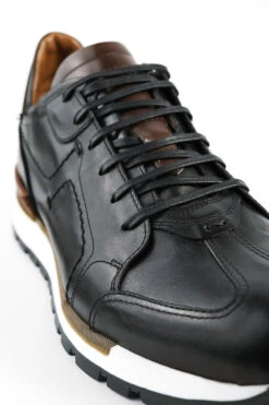 OWEN Tuxedo-black Triple Stitched Wingtip Patina Runners. -Untamedstreet Shop OWEN tuxedo black triple stitched wingtip patina runners leather made in italy untamed Capture0167 2 1