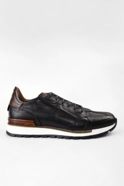 OWEN Tuxedo-black Triple Stitched Wingtip Patina Runners.