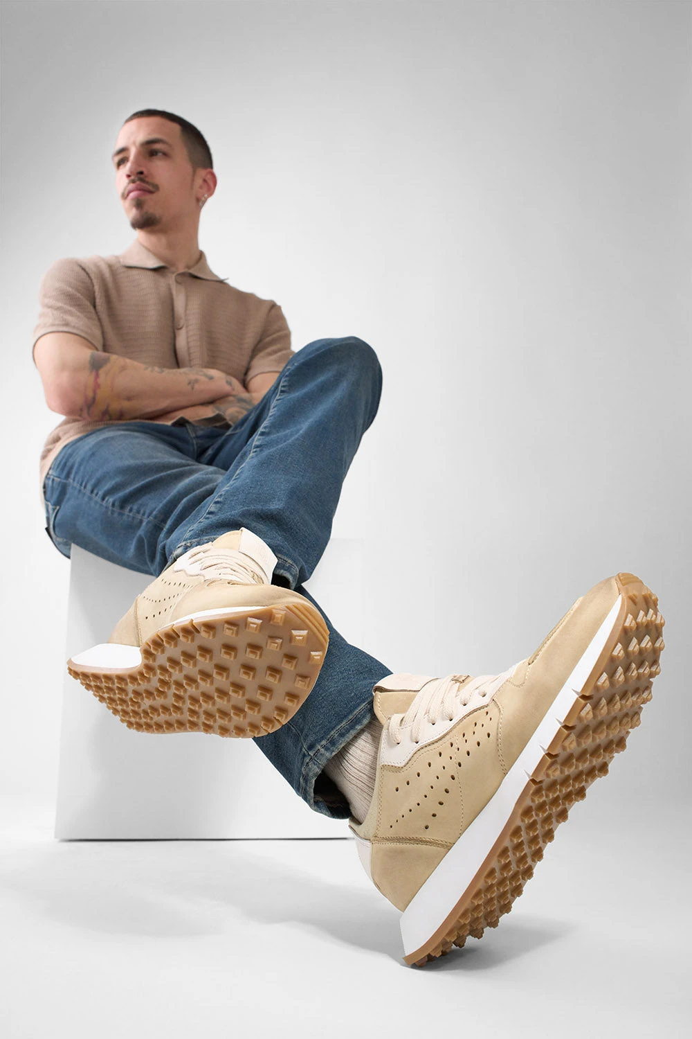 PEARCE Desert-brown Nubuck Runners. 5 PEARCE Desert-brown Nubuck Runners. - Image 5