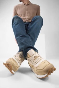 PEARCE Desert-brown Nubuck Runners. 21 PEARCE Desert-brown Nubuck Runners. -Untamedstreet Shop PEARCE desert brown nubuck runners LF SS25 01336