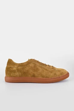 PUTNEY Desert-brown Suede Sneakers.