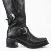 QUINN Urban-black Embellished High Boots.