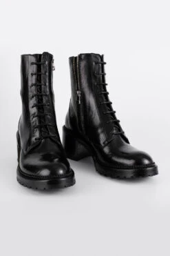 REGENT Tar-black Lace Up Boots. 22 REGENT Tar-black Lace Up Boots. -Untamedstreet Shop REGENT BOOTSLACE UP BLACK 02