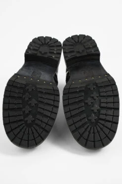 ROWLEY Jet-black Folded Laceless Boots. 19 ROWLEY Jet-black Folded Laceless Boots. -Untamedstreet Shop ROWLEY coal black folded leather chukka boots W2405822 ae091a7a 529c 41aa 9fa5 a55ffa24c3b1