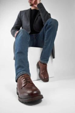 ROWLEY Cognac Folded Derby Shoes. 28 ROWLEY Cognac Folded Derby Shoes. -Untamedstreet Shop ROWLEY cognac folded derby shoes LF SS25 02919