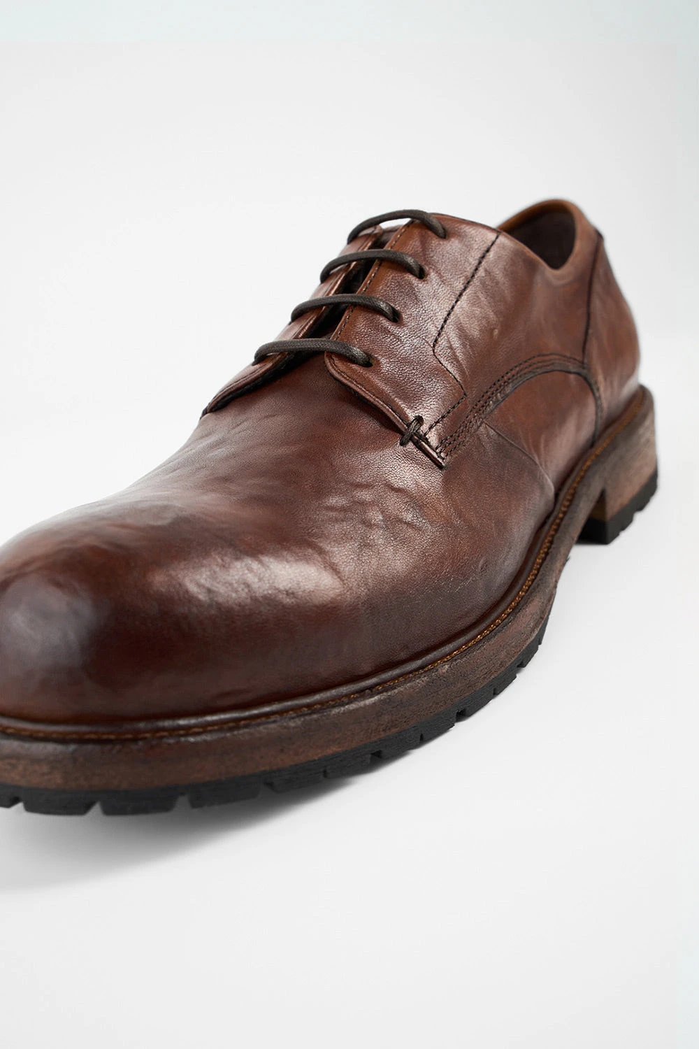 ROWLEY Cognac Folded Derby Shoes. 14 ROWLEY Cognac Folded Derby Shoes. - Image 14