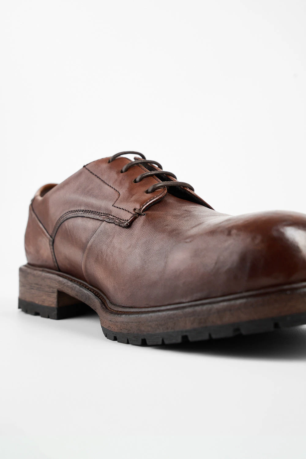 ROWLEY Cognac Folded Derby Shoes. 16 ROWLEY Cognac Folded Derby Shoes. - Image 16
