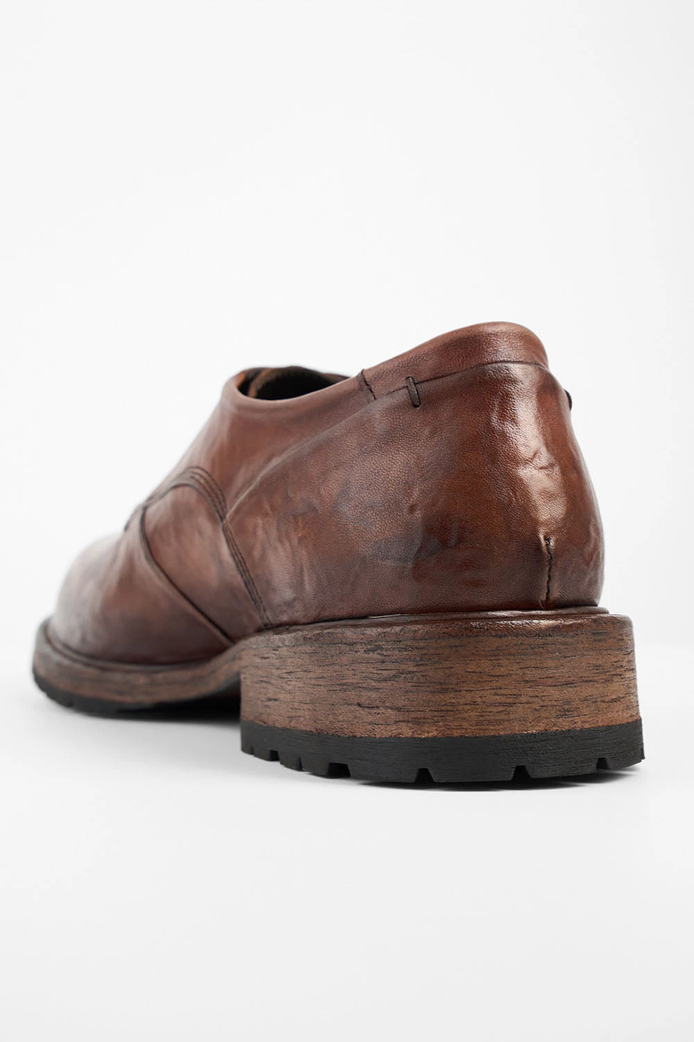ROWLEY Cognac Folded Derby Shoes. 9 ROWLEY Cognac Folded Derby Shoes. - Image 9