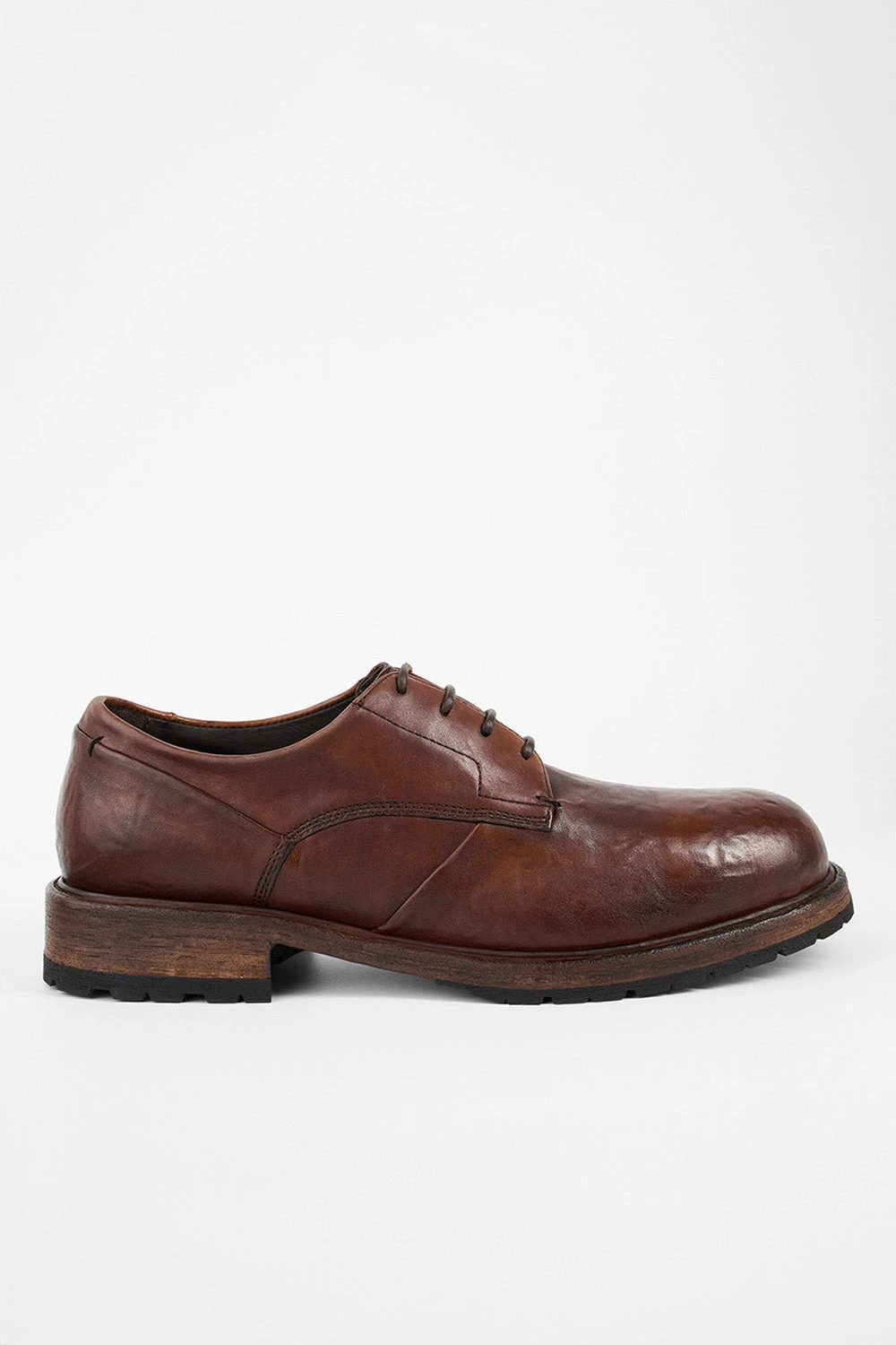 ROWLEY Cognac Folded Derby Shoes. 1 ROWLEY Cognac Folded Derby Shoes.