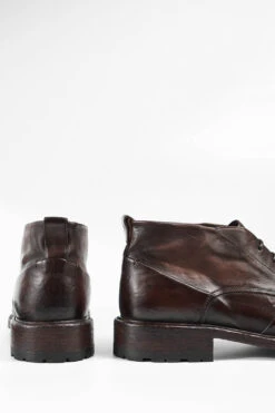 ROWLEY Raw-chestnut Folded Chukka Boots. -Untamedstreet Shop ROWLEY raw chestnut folded chukka leather boots W2405665