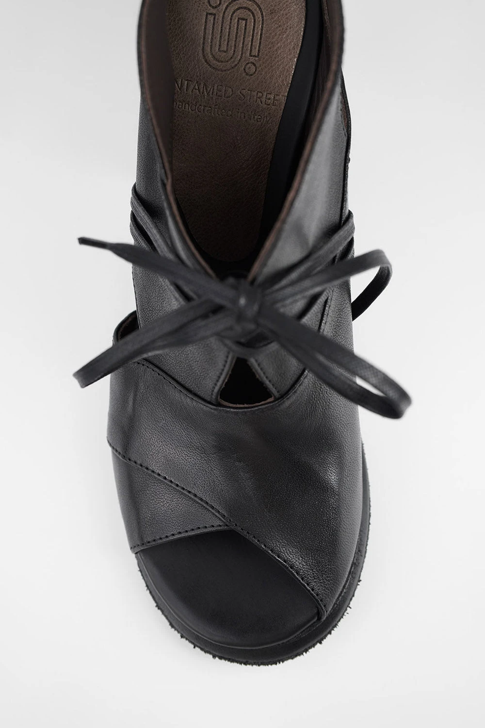 SHELLEY Jet-black Slingback Mid-heel Sandals. 10 SHELLEY Jet-black Slingback Mid-heel Sandals. - Image 10