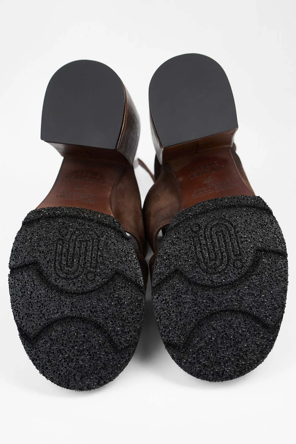 SHELLEY Coco-brown Suede Mid-heel Sandals. 13 SHELLEY Coco-brown Suede Mid-heel Sandals. - Image 13