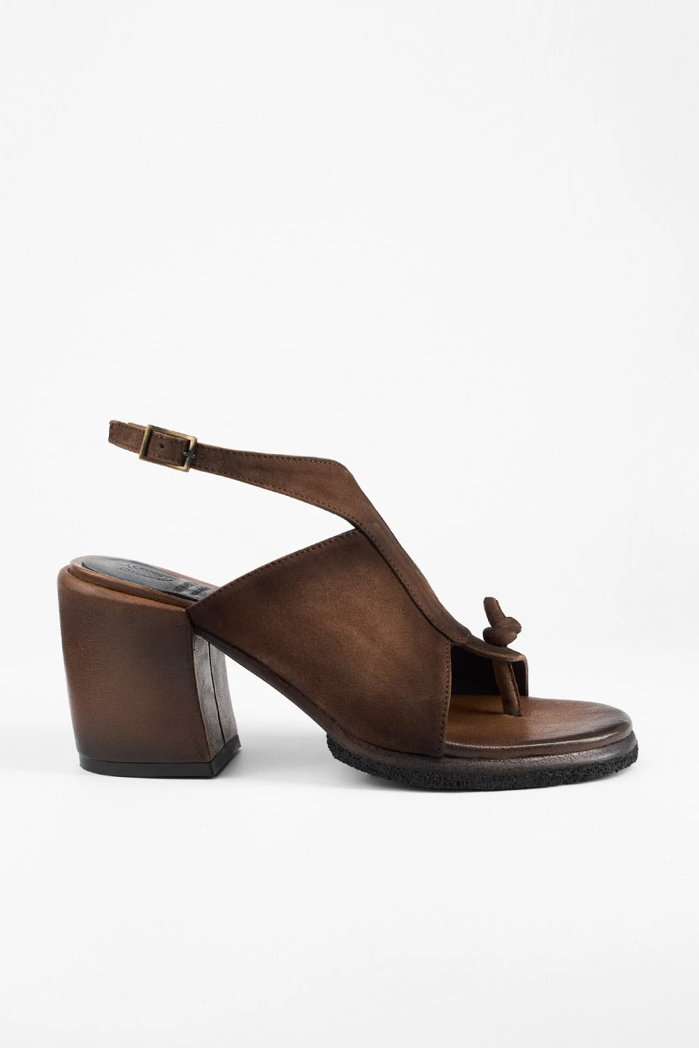 SHELLEY Coco-brown Suede Mid-heel Sandals. 1 SHELLEY Coco-brown Suede Mid-heel Sandals.