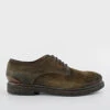 BROMPTON Tundra-brown Suede Derby Shoes.