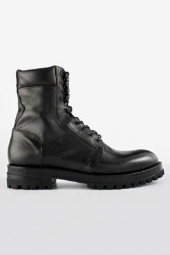 CAMDEN Urban-black Tactical Combat Boots.