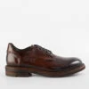 LENNOX Dark-cocoa Derby Shoes.