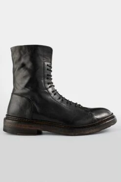 YORK Urban-black Welted Military Boots.