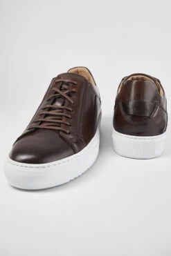 SKYE Noble-brown Triple Stitched Patina Sneakers. -Untamedstreet Shop SKYEPEAKlownoblebrown sneakers trainers leather luxury untamedstreet madeinitalySNEAKERS01435 fd0daaf4 6024 4801 9d08 c53bce1ec5ae