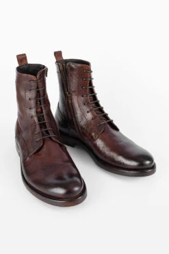 SLOANE Timber-brown Commando Boots. 19 SLOANE Timber-brown Commando Boots. -Untamedstreet Shop SLOANE men boots military brown luxury buffalo leather distressed made in italyIMG 03478