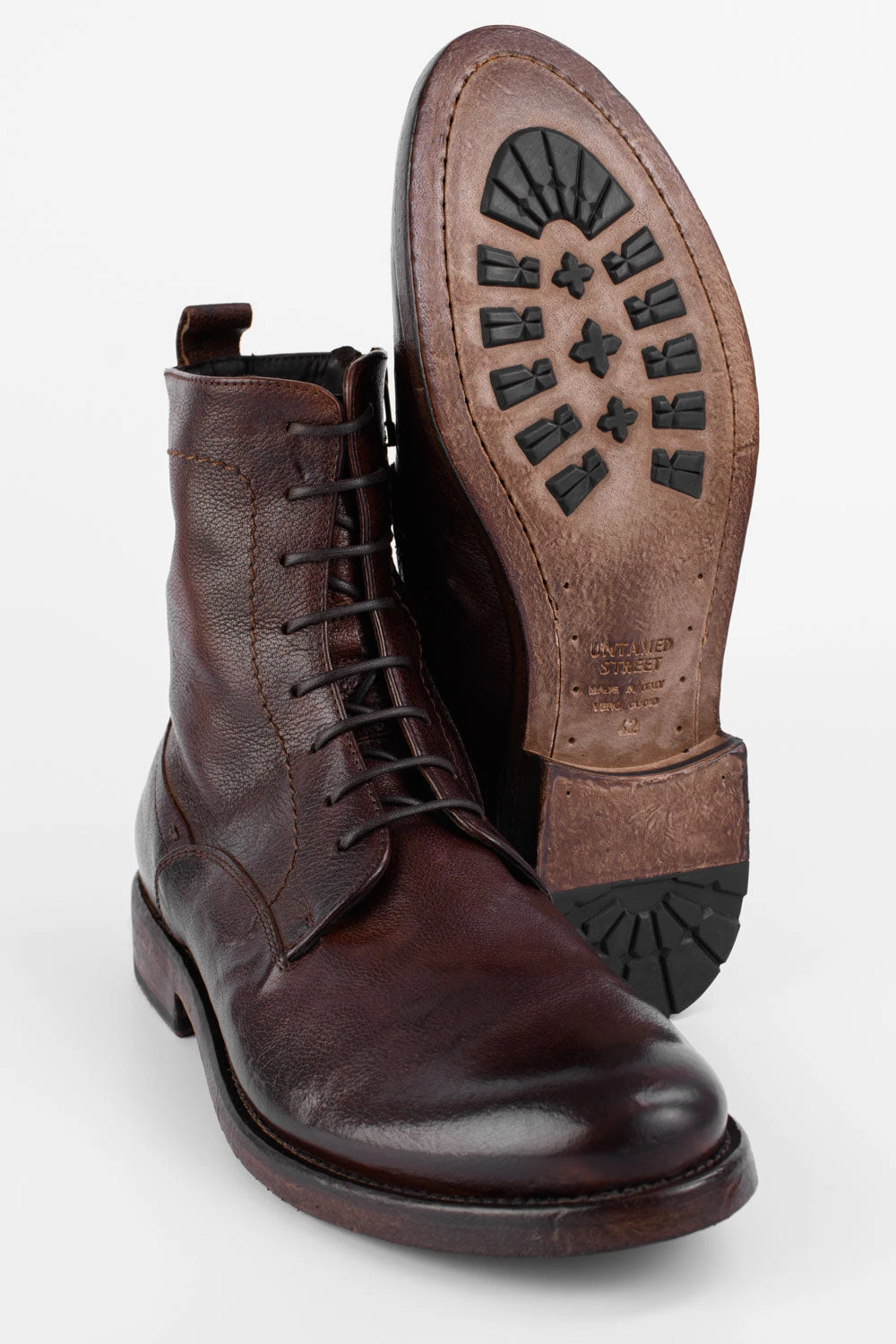 SLOANE Timber-brown Commando Boots. 2 SLOANE Timber-brown Commando Boots. - Image 2