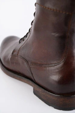 SLOANE Timber-brown Commando Boots. 28 SLOANE Timber-brown Commando Boots. -Untamedstreet Shop SLOANE men boots military brown luxury buffalo leather distressed made in italyIMG 03676