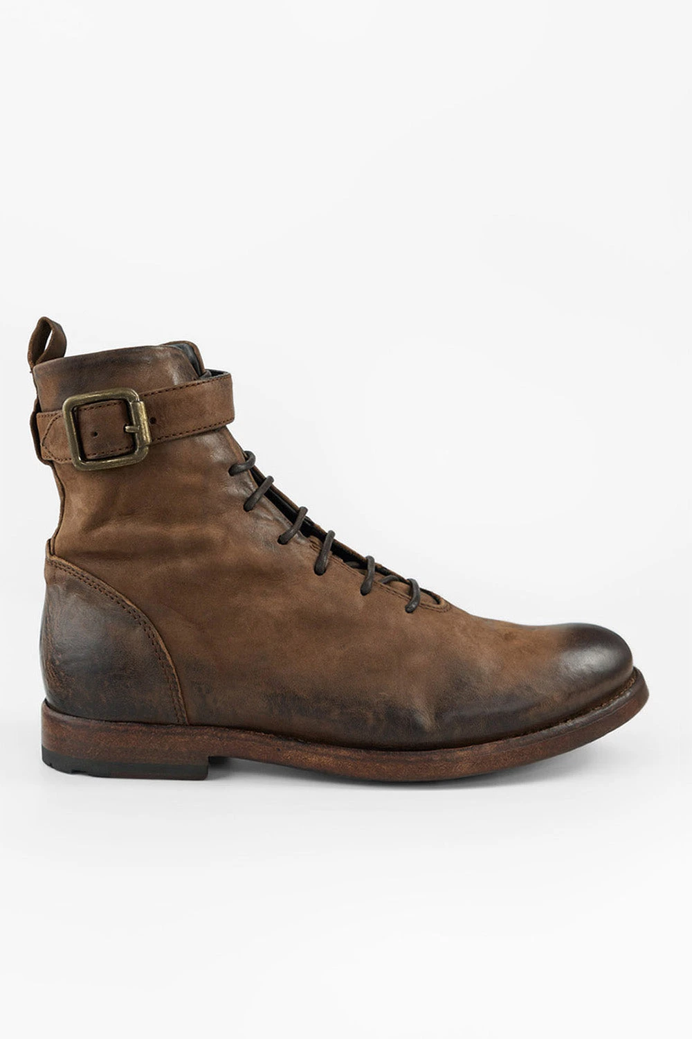 SLOANE Chocolate Lace Up Buckle Boots. 1 SLOANE Chocolate Lace Up Buckle Boots.