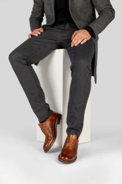 ASTON Terra-brown Oxford Shoes. -Untamedstreet Shop SLOANE men Derby Shoes Terra Brown LF 05 528d7e86 8322 477d a1d4 48e5e1968612