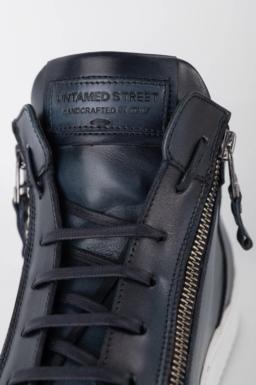 SOHO Meteorite-blue Patina High Sneakers. 5 SOHO Meteorite-blue Patina High Sneakers. - Image 5