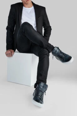 SOHO Meteorite-blue Patina High Sneakers. 23 SOHO Meteorite-blue Patina High Sneakers. -Untamedstreet Shop SOHO men HT Sneakers Meteorite Blue LF 03 aab47b0d 0543 4fa0 85f7 3a38d5319bf3