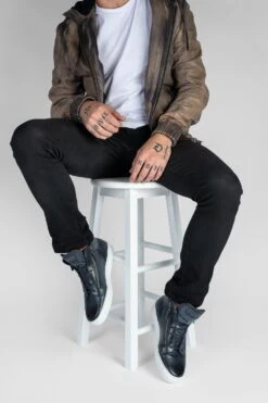 SOHO Meteorite-blue Patina High Sneakers. 26 SOHO Meteorite-blue Patina High Sneakers. -Untamedstreet Shop SOHO men HT Sneakers Meteorite Blue LF 06 8788f35c 4090 443a a506 fe65e9ca9d7a