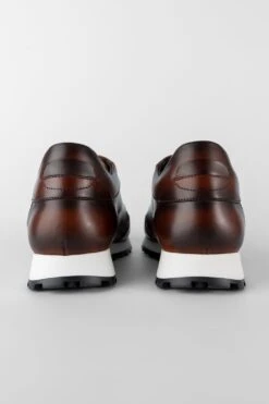 SOHO Cocoa-brown Patina Runners. -Untamedstreet Shop SOHO men Runners Sneakers Cocoa Brown 03 77881cf9 1e36 4a94 8bc8 c1b222ea2840