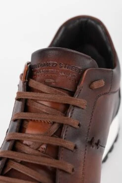 SOHO Cocoa-brown Patina Runners. -Untamedstreet Shop SOHO men Runners Sneakers Cocoa Brown 05 4146493c 86c0 4c88 9ade 092531738d92
