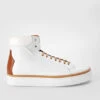 SOHO EDGE White Welted High Sneakers.