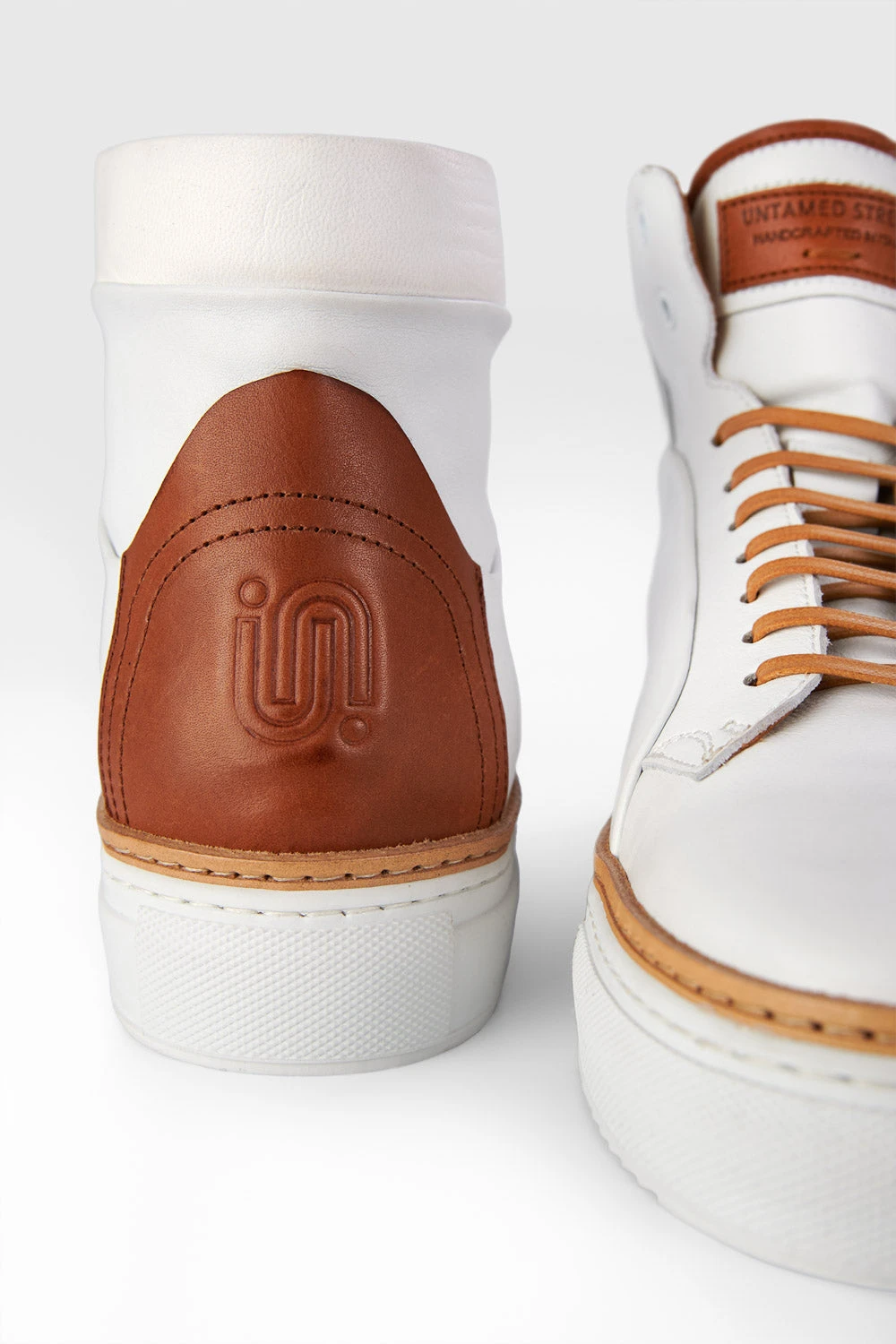 SOHO EDGE White Welted High Sneakers. 4 SOHO EDGE White Welted High Sneakers. - Image 4