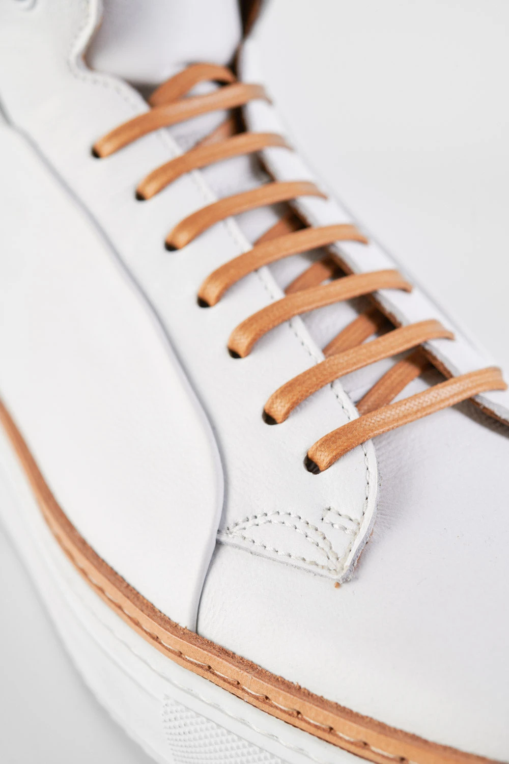 SOHO EDGE White Welted High Sneakers. 7 SOHO EDGE White Welted High Sneakers. - Image 7