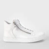 SOHO White-whisper High Sneakers.