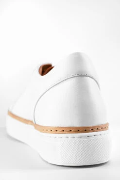 SOHO White Welted Sneakers. -Untamedstreet Shop SOHO men sneakers trainers low welted white luxury calf leather minimalist made in italy9180